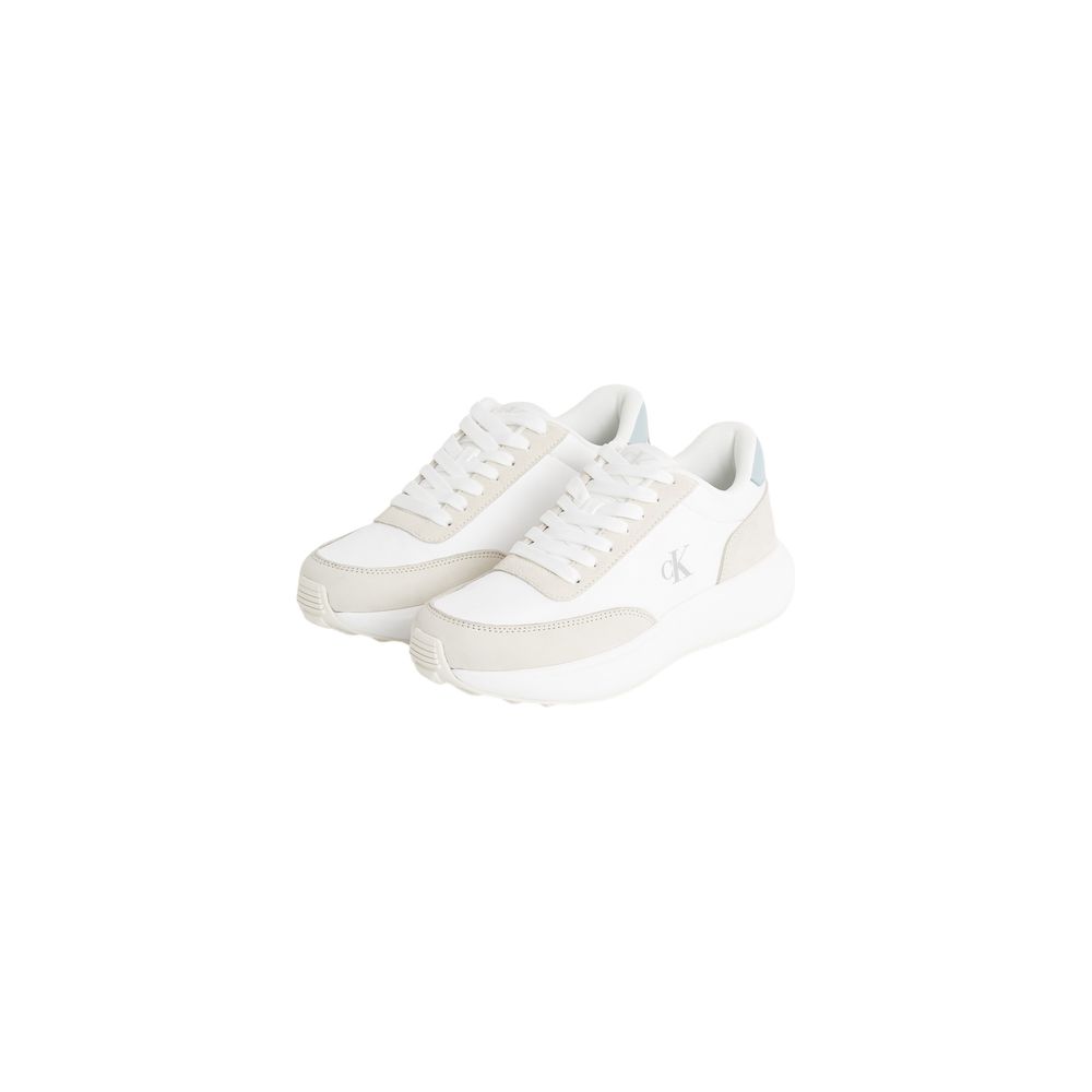 Sneakers Athletic Calvin Klein Jeans ATHLEISURE RUNNER in Pelle Crema