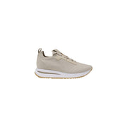 Low-Top Guess ESTI Slip-On Sneakers in Beige Polyester