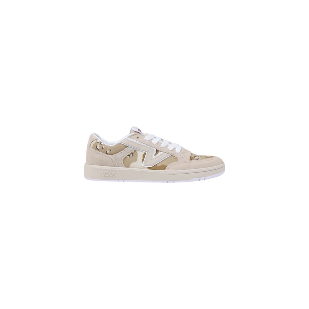 Vans Lowland CC Low Top Sneakers in Beige Suede/Fabric