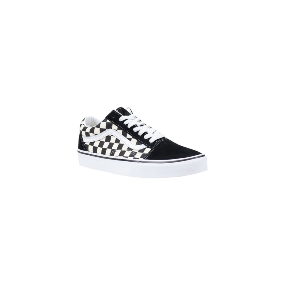 Vans UA Old Skool Low-Top Sneakers in Black and White Fabric