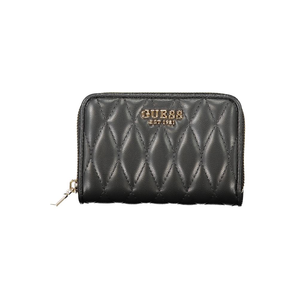 Guess Jeans Black Polyurethane Women Wallet