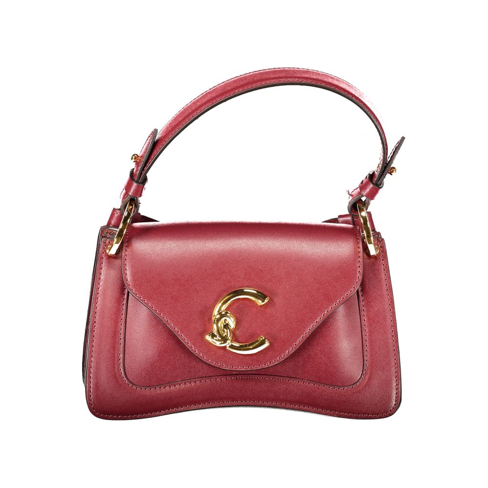 Coccinelle C-Me Calf Borsa a Mano/Spalla Media in Pelle Rossa (AW25)