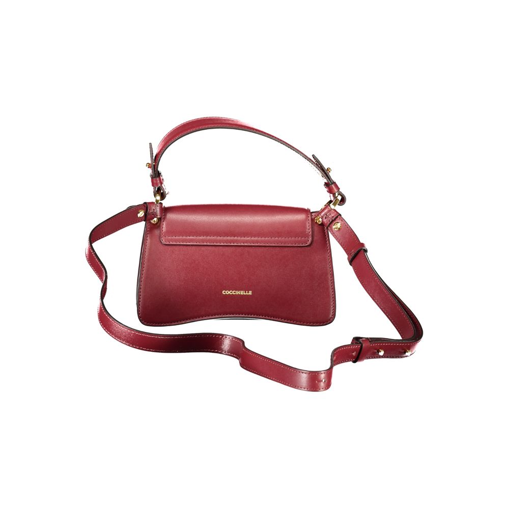 Coccinelle C-Me Calf Borsa a Mano/Spalla Media in Pelle Rossa (AW25)