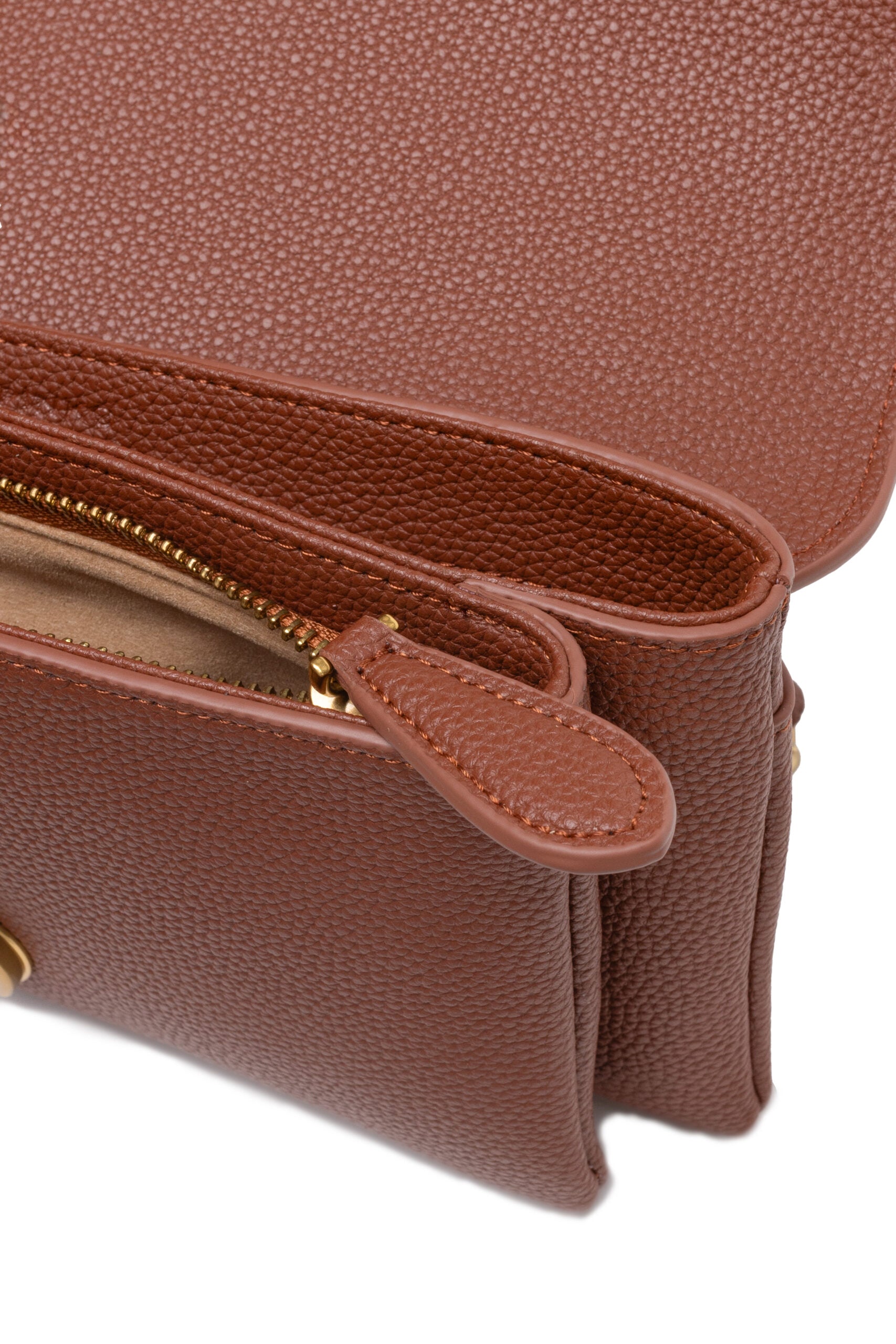 Borsetta Pinko Love One Soft Mini in Pelle Bottalata Marrone