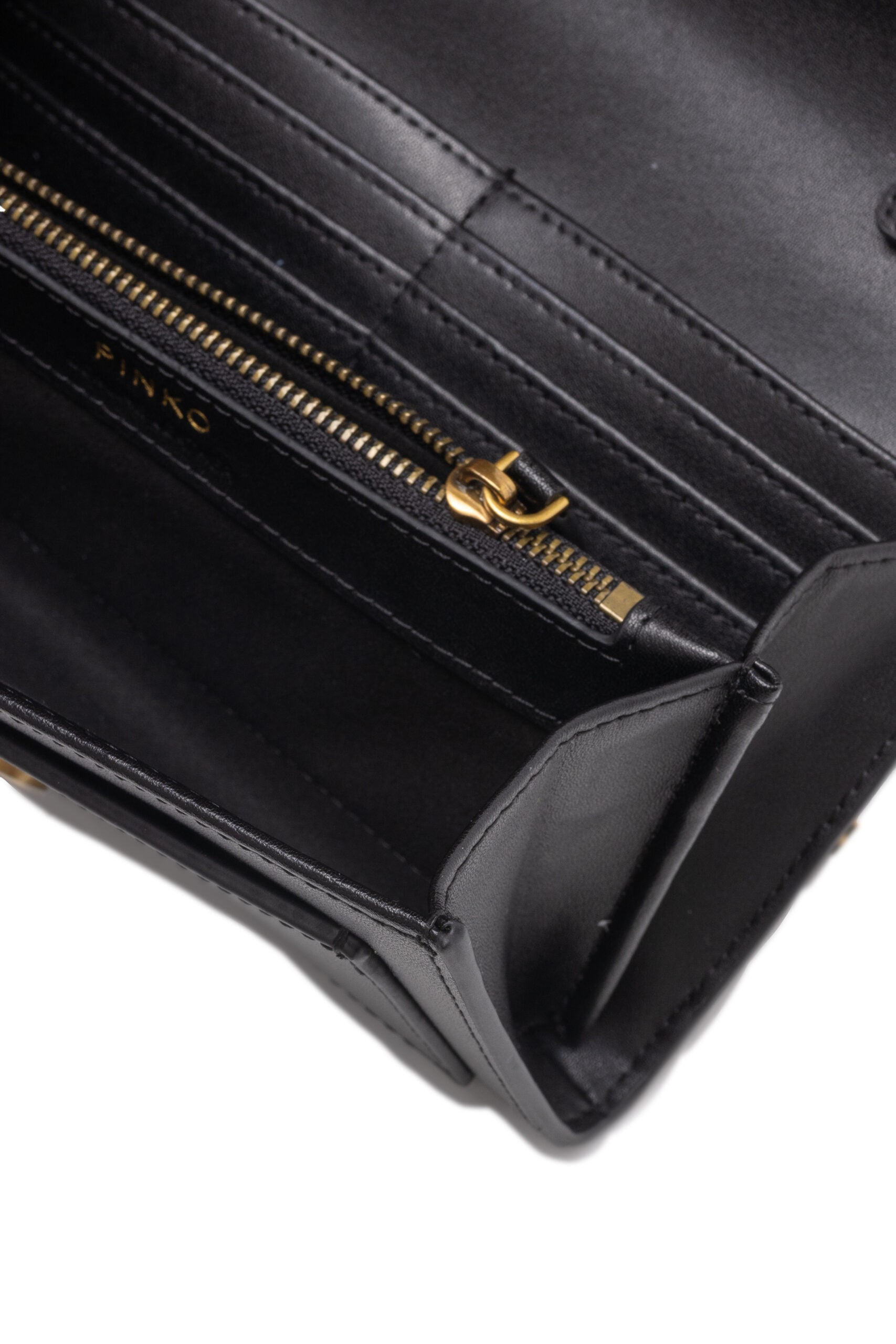 Borsetta Pinko Black Mini Love Bag One Simply pelle nera