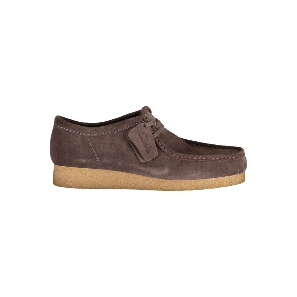 Clarks Men's Brown Suede Sneakers with Removable Insole