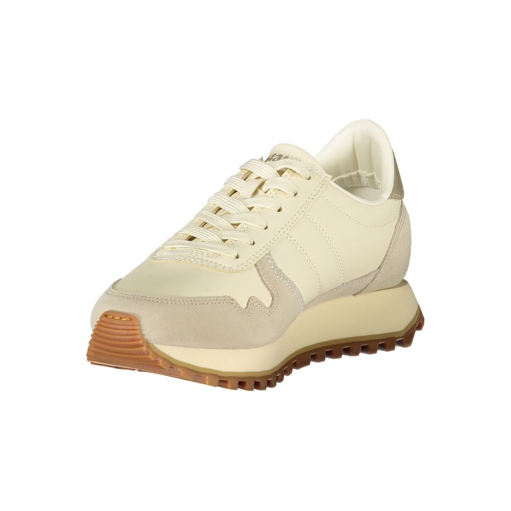 Blauer Sneakers Sportive Donna Beige, Dettagli Oro e Applicazione Logo