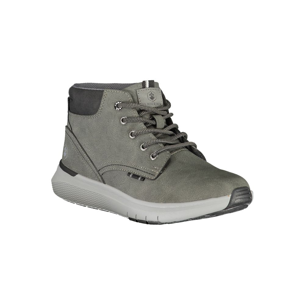 Lumberjack Gray Polyester Mens Sneaker