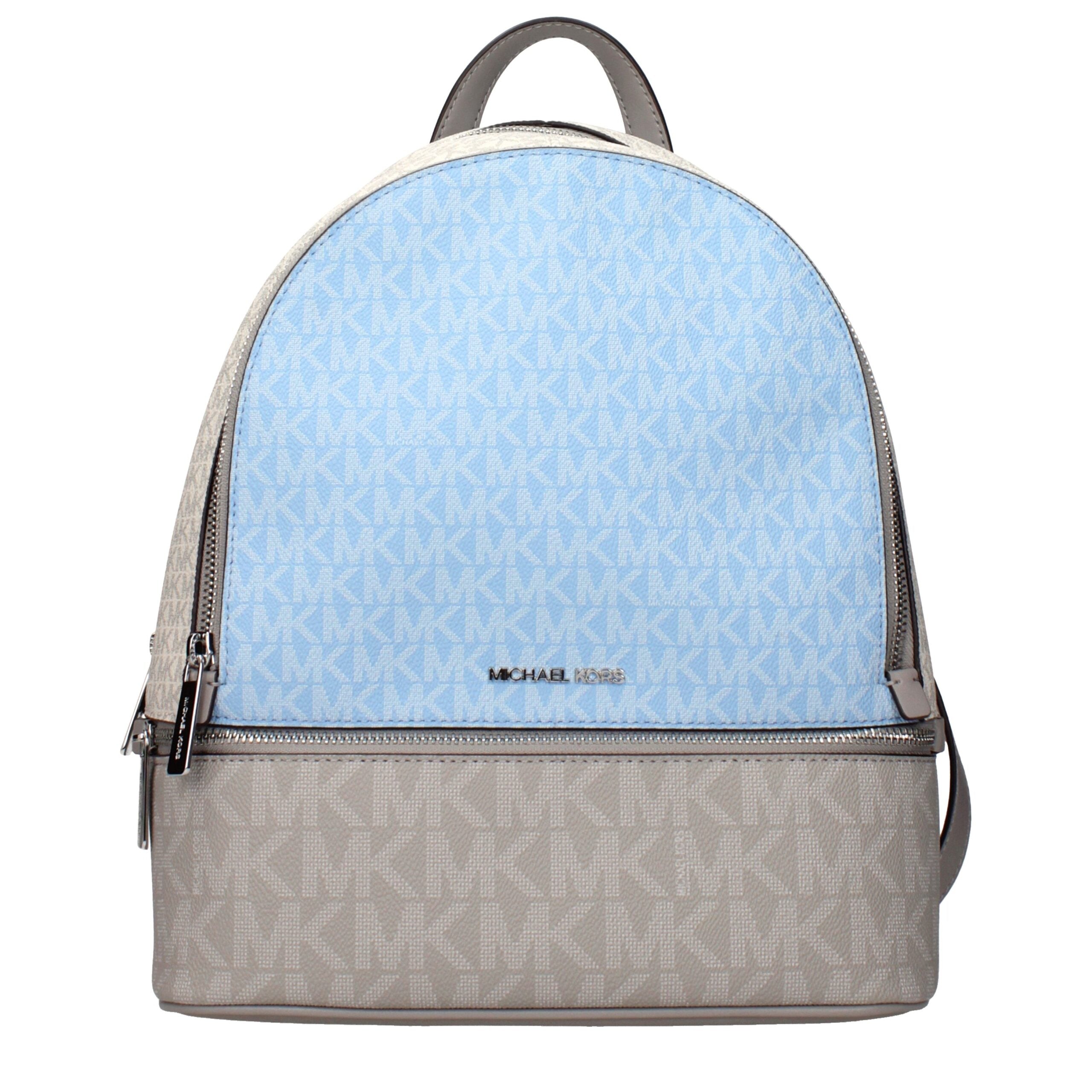 Michael Kors Backpack (35S5SRAB6V) in Beige/Blue Fabric