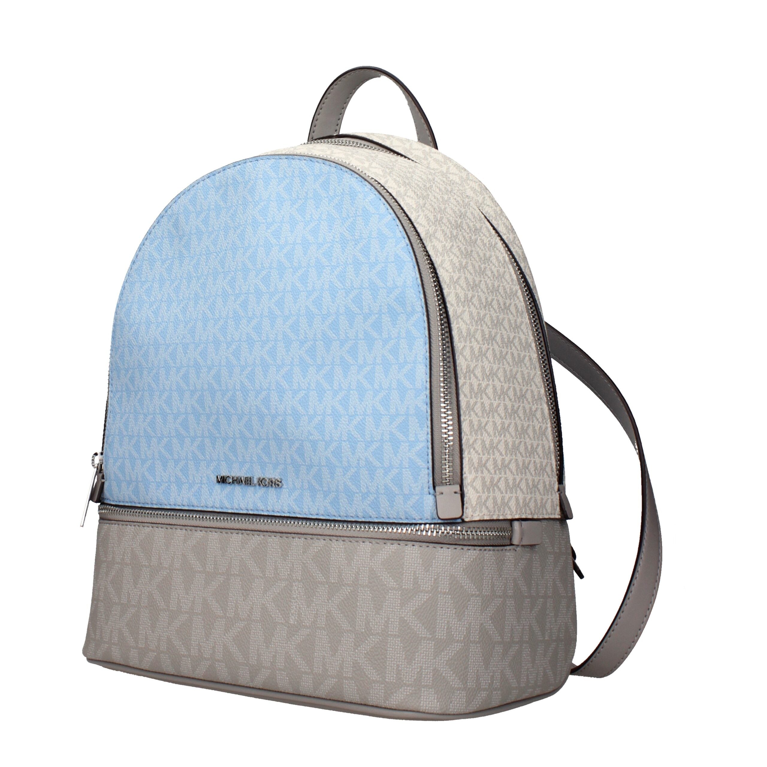 Michael Kors Backpack (35S5SRAB6V) in Beige/Blue Fabric