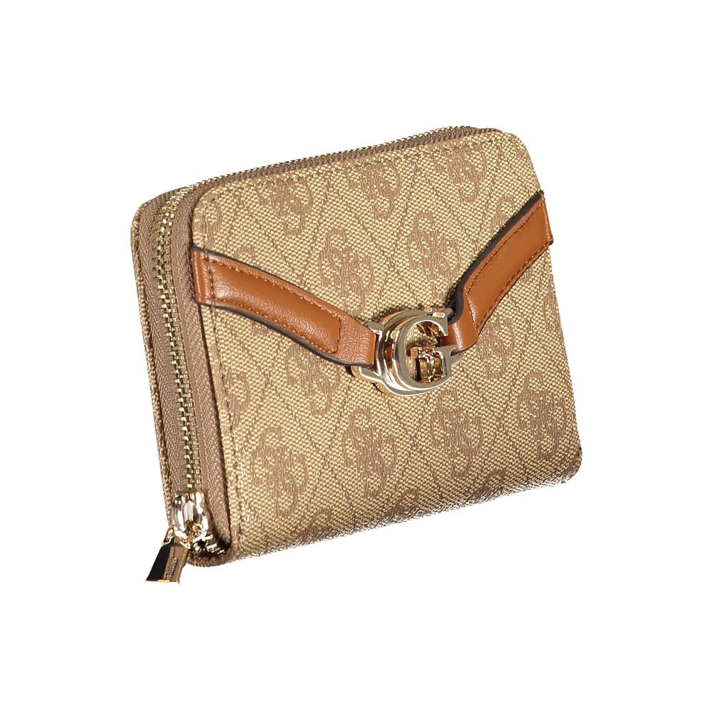 Guess Jeans Beige Polyurethane Women Wallet