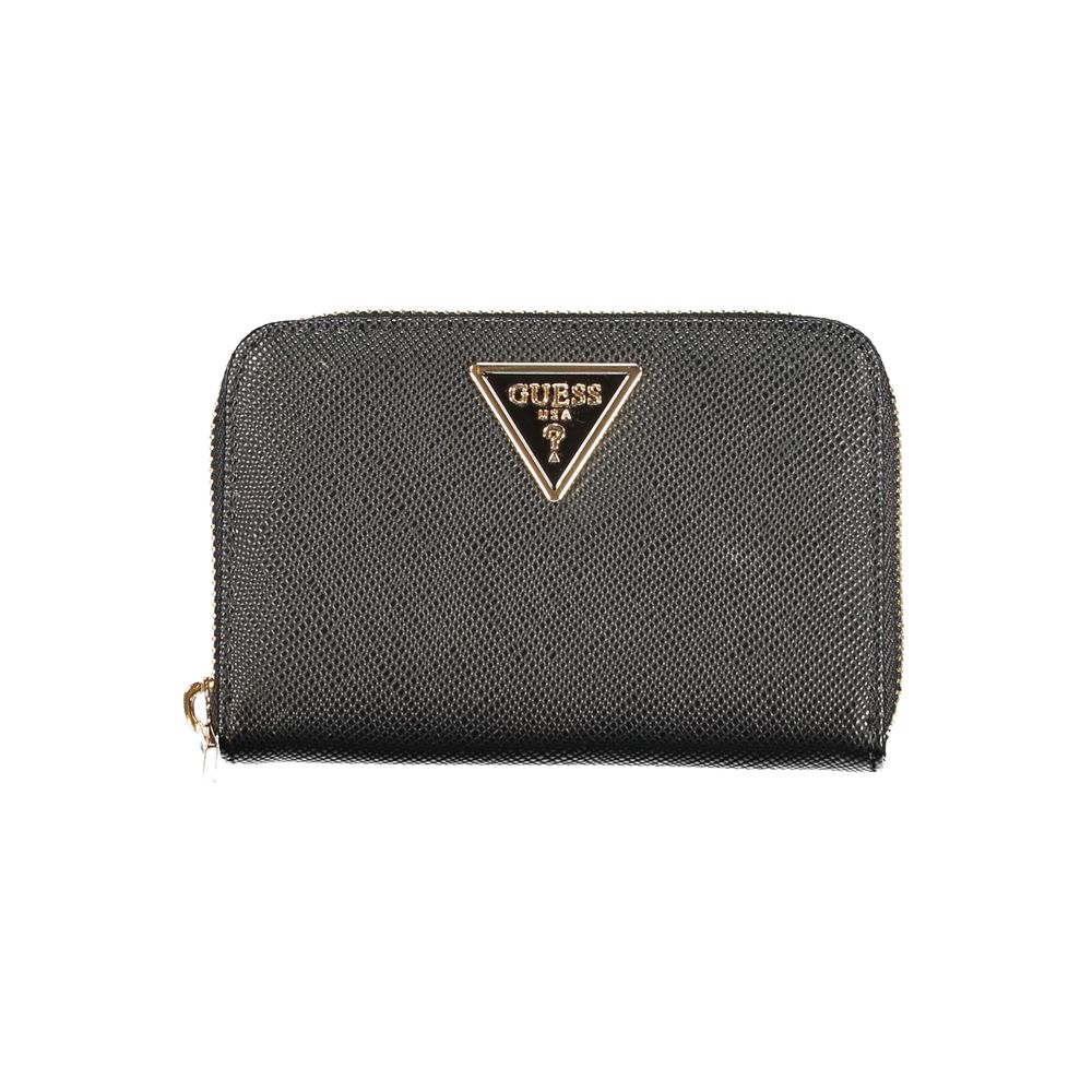 Guess Jeans Black Polyurethane Women Wallet