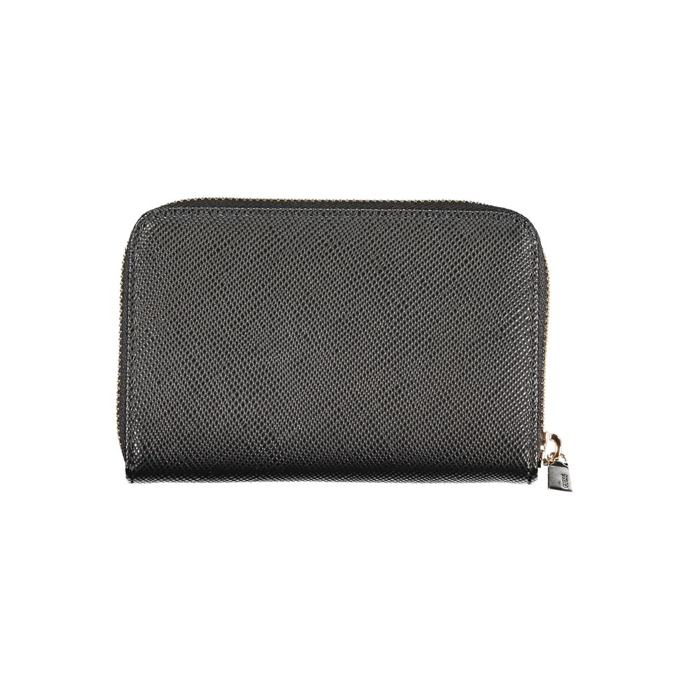 Guess Jeans Black Polyurethane Women Wallet