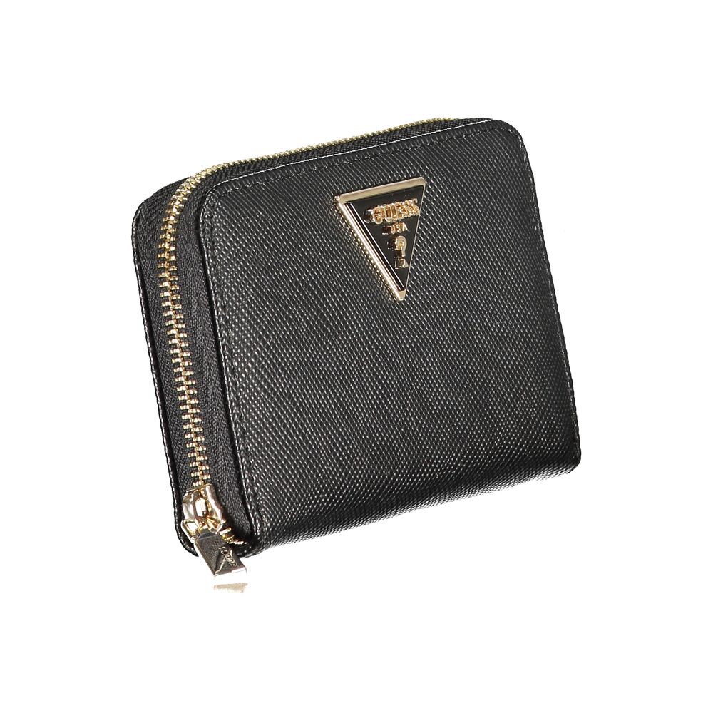 Guess Jeans Black Polyurethane Women Wallet
