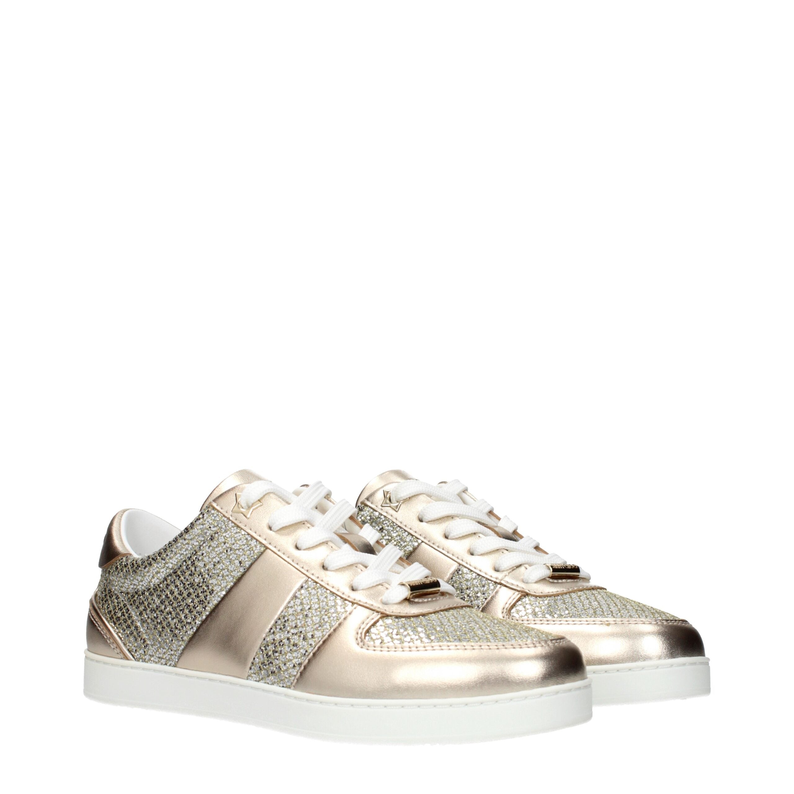 Jimmy Choo TERIO MG Sneakers in Genuine Champagne Gold Leather