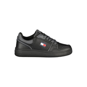 Tommy Hilfiger Black Polyurethane Women Sneaker