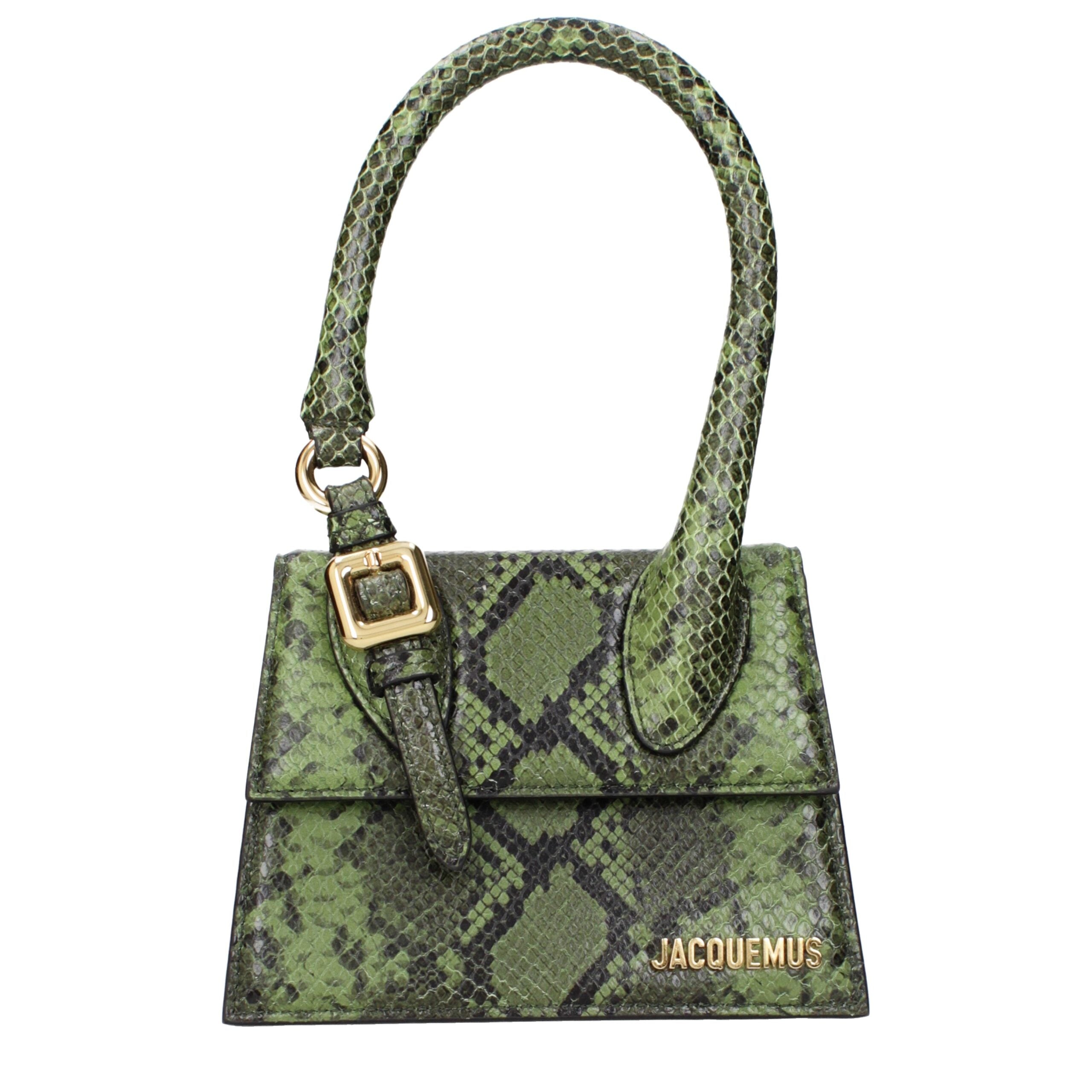 Jacquemus Le Chiquito Green Leather Handbag