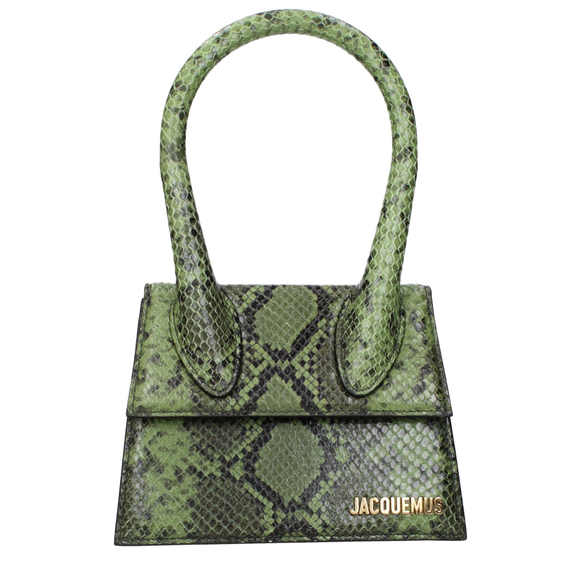 Borsa a Mano Jacquemus Le Bambino in Pelle Verde