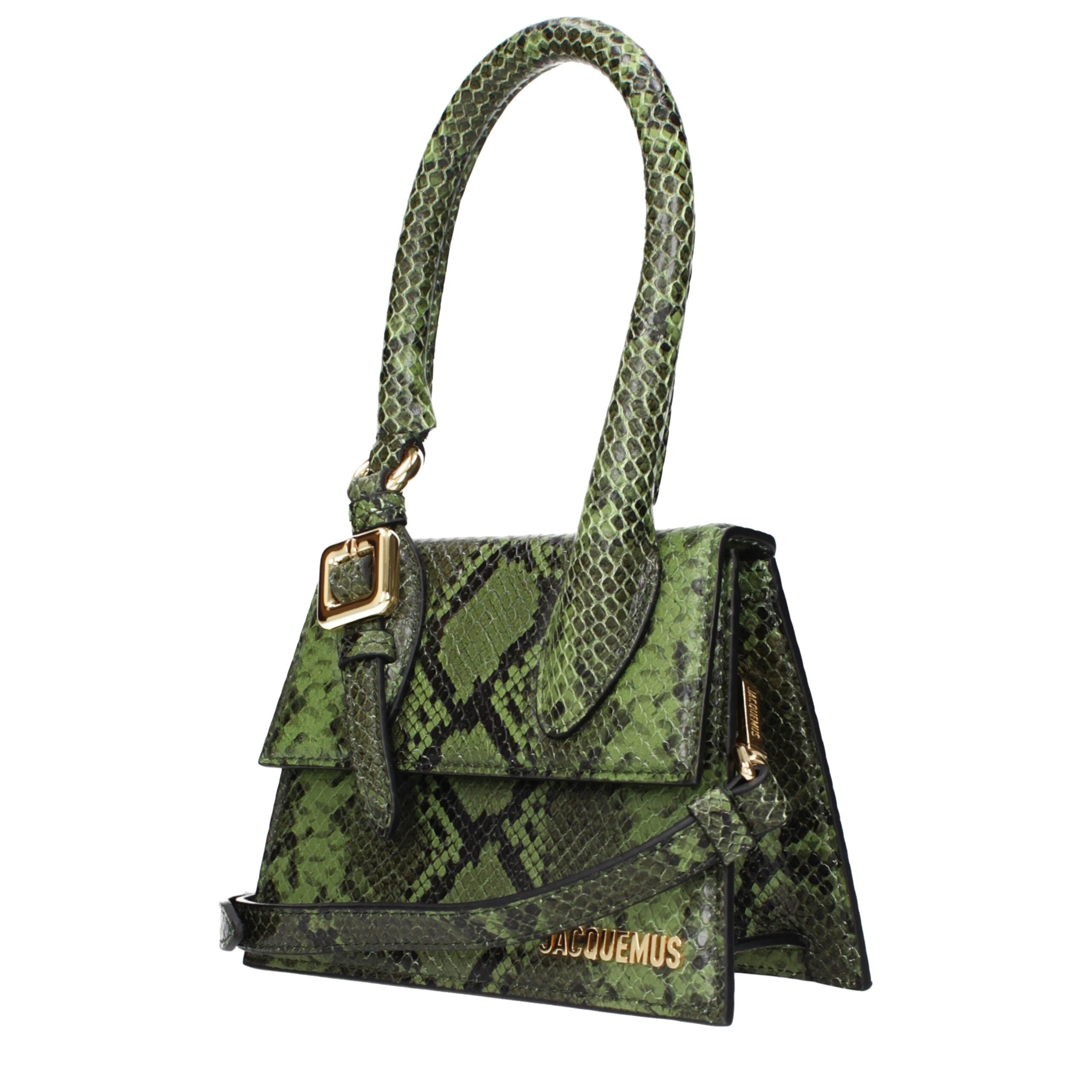 Jacquemus Le Chiquito Green Leather Handbag
