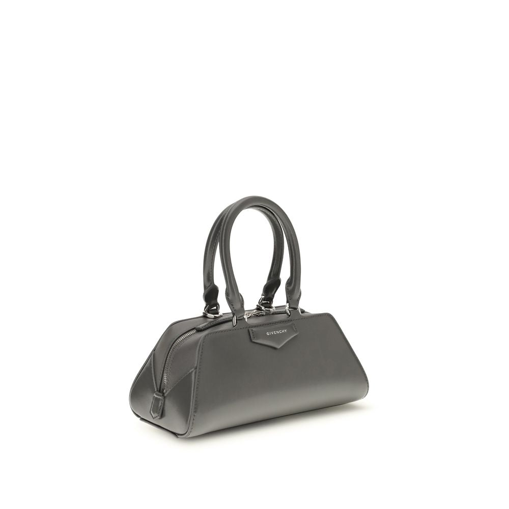 Givenchy Antigona East-West Mini Box Handbag in Gray Leather