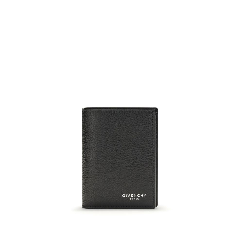 Givenchy Black Calfskin Card Holder (Garnet) with 6 Compartments