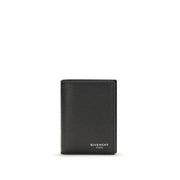 Givenchy Black Calfskin Card Holder (Garnet) with 6 Compartments