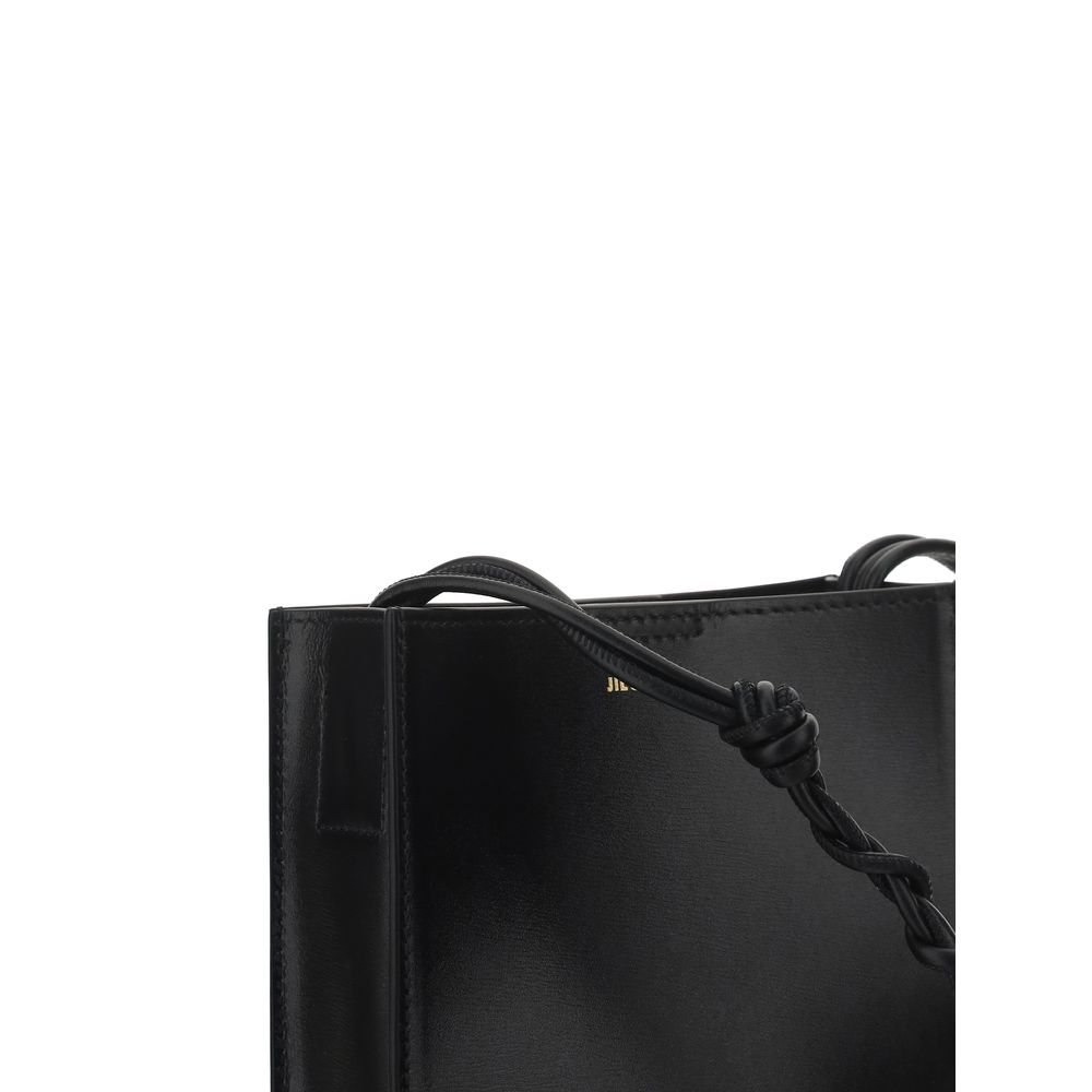 Jil Sander Tangle Black Calfskin Shoulder Bag
