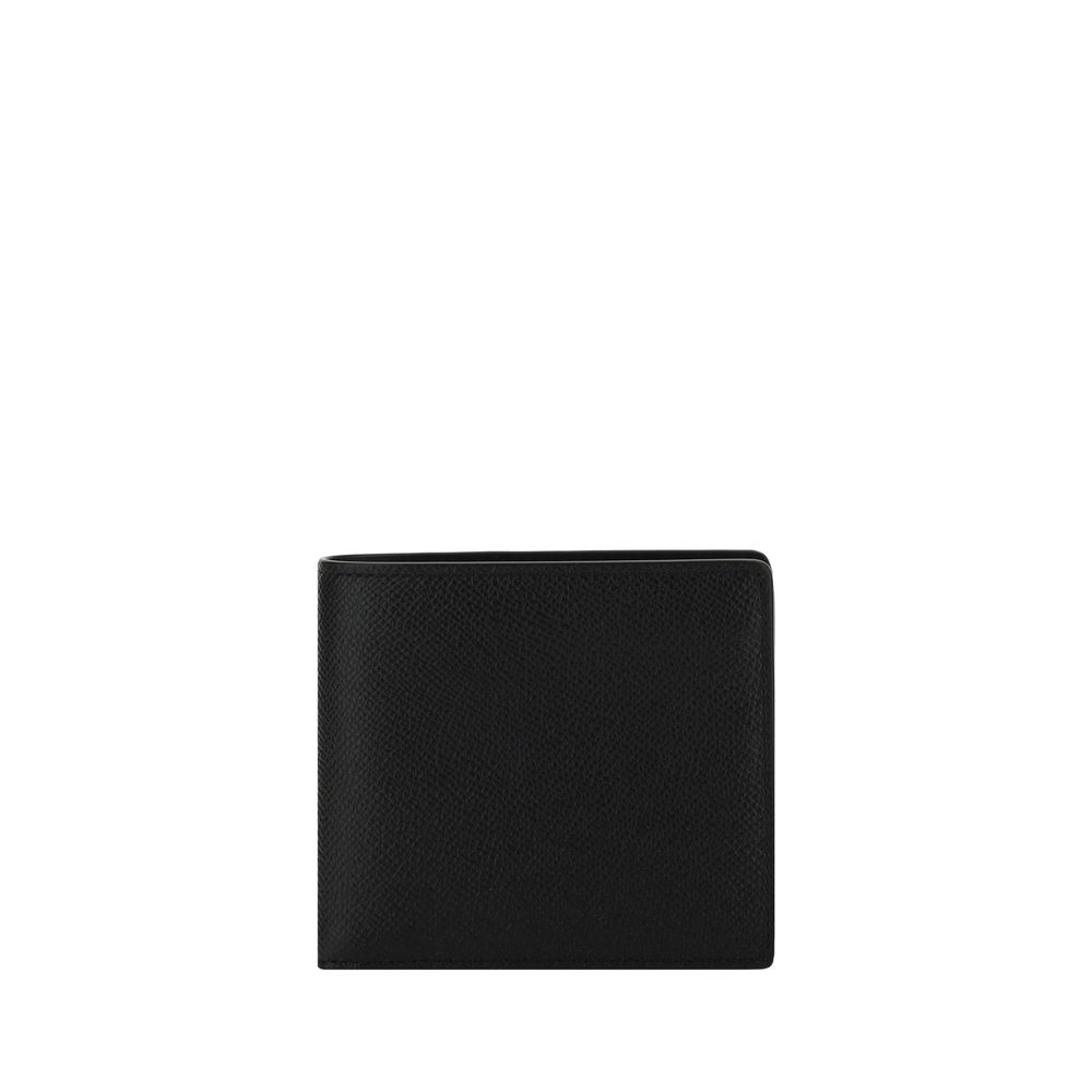Maison Margiela Black Grained Calfskin Bi-Fold Wallet