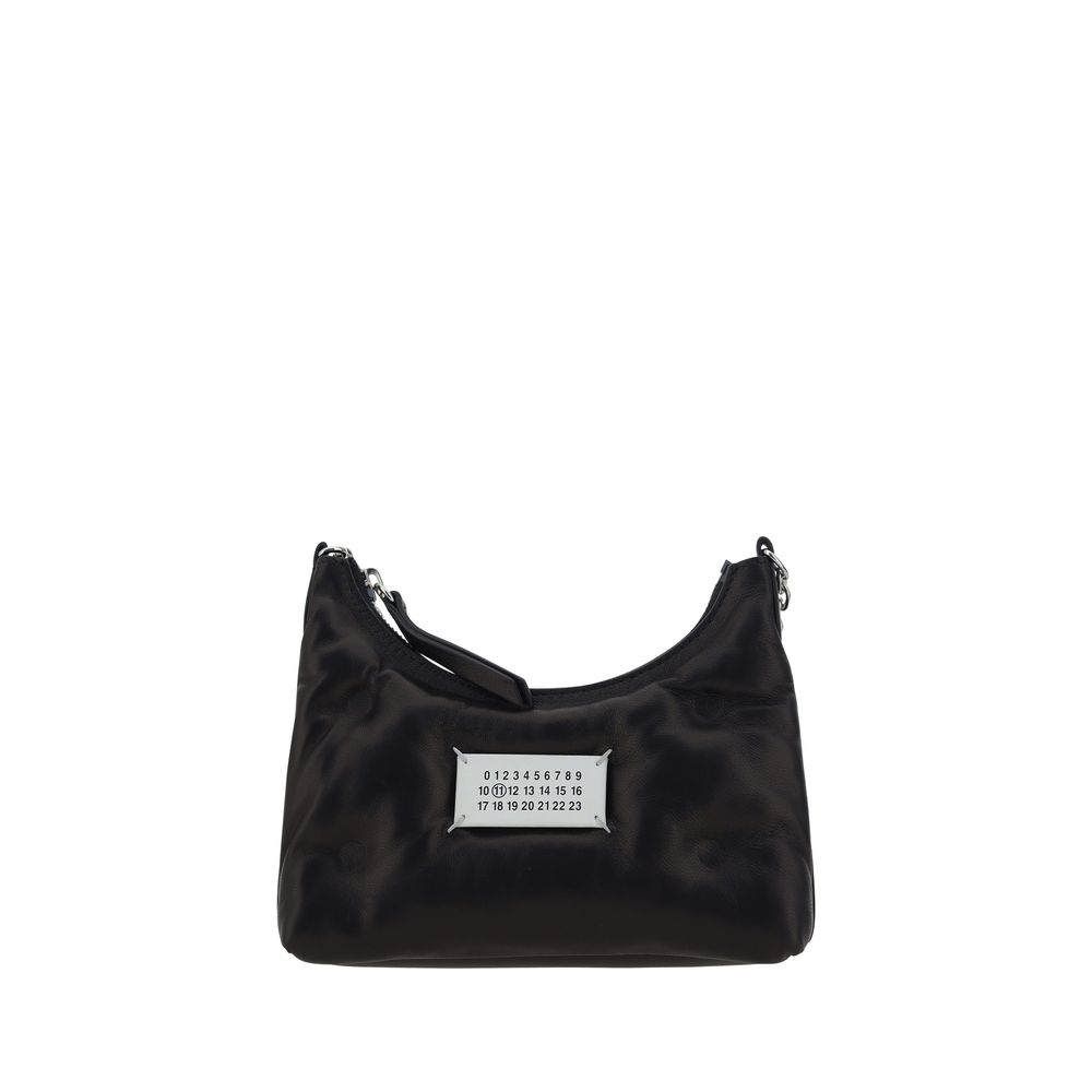 Maison Margiela Glam Slam Hobo Bag in Black Nappa Lambskin