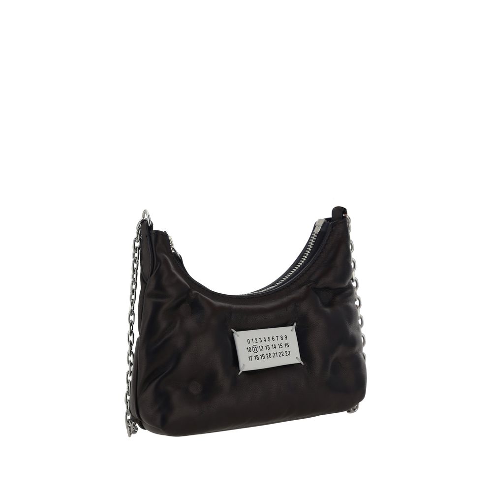 Maison Margiela Glam Slam Hobo Bag in Black Nappa Lambskin