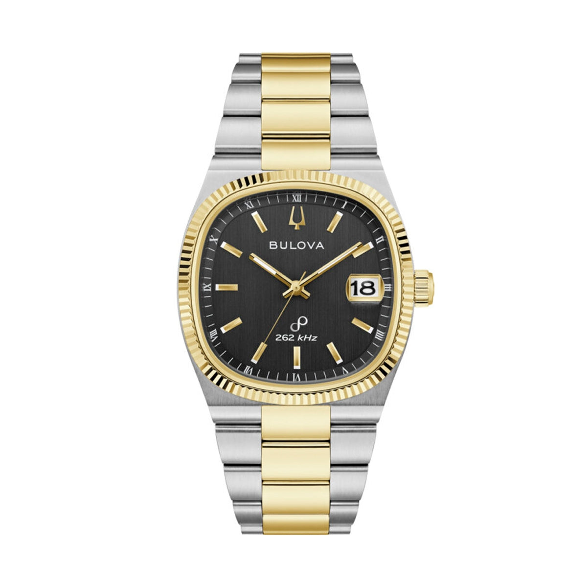 Bulova 98B458 Black Steel Sports Chronograph Watch