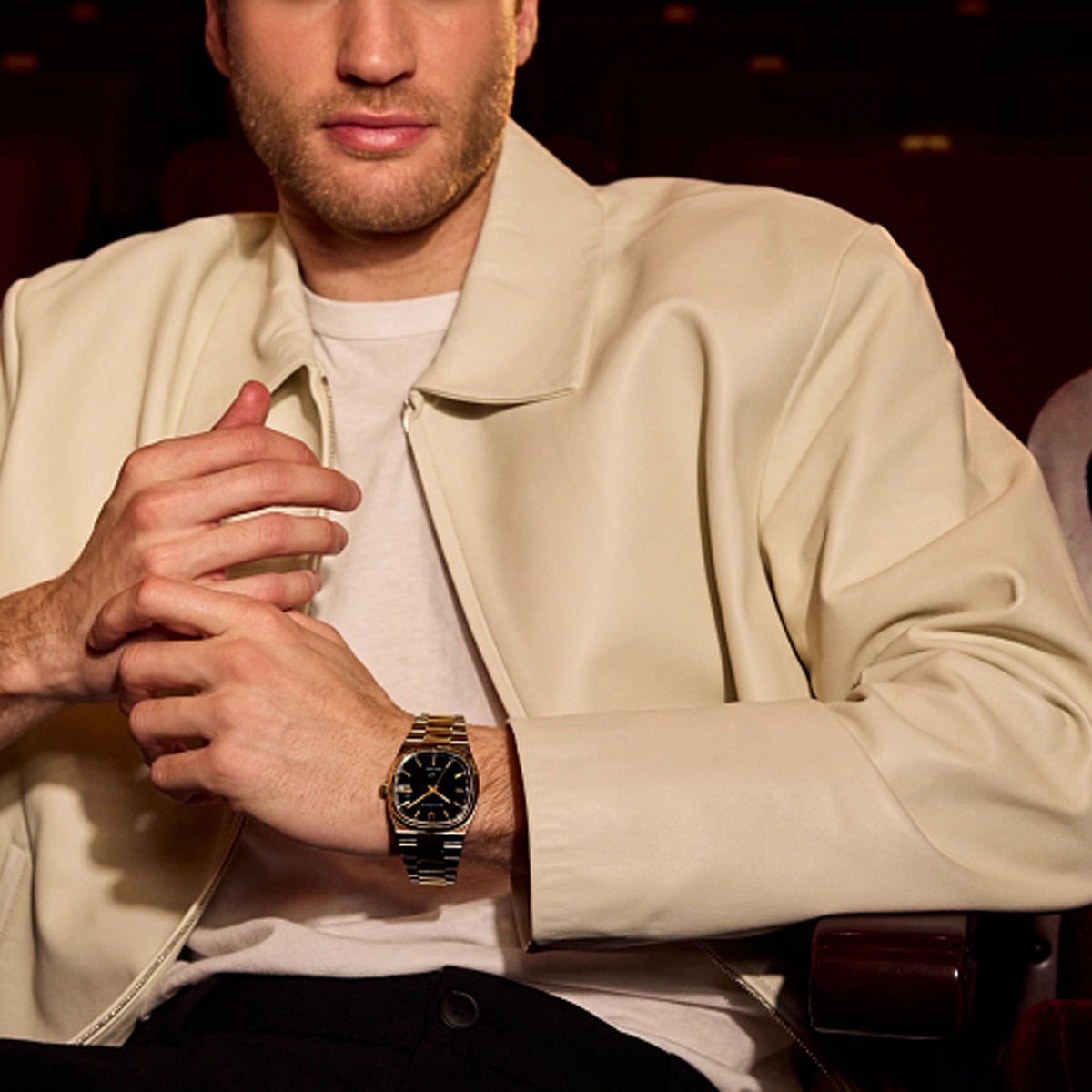 Bulova 98B458 Black Steel Sports Chronograph Watch