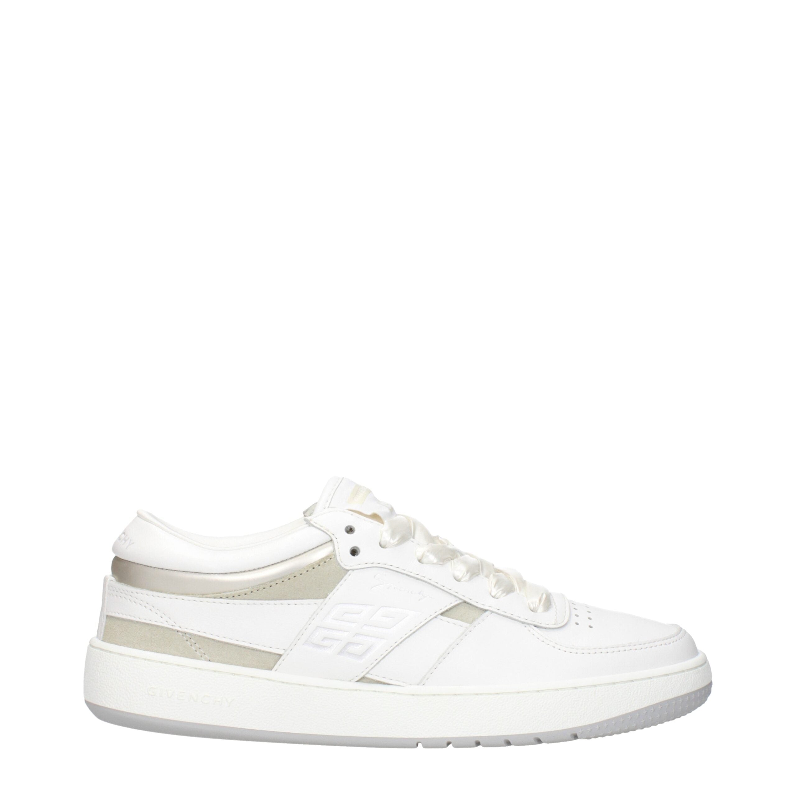 Givenchy Low-Top Sneakers in White Leather with Logo Details