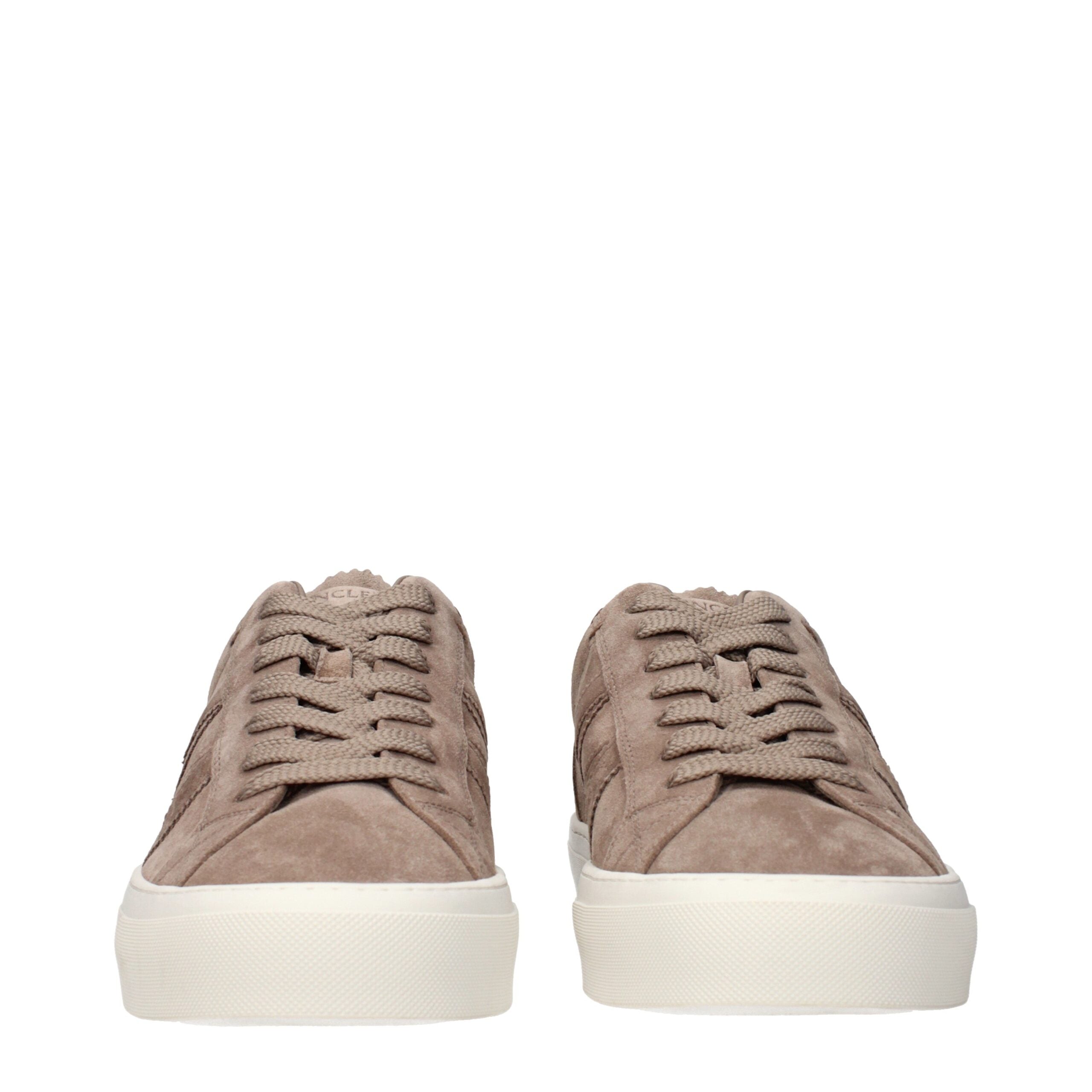 Moncler Monaco Sneakers in Dark Brown Suede
