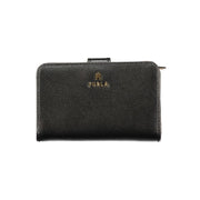 Furla Black Leather Women Wallet