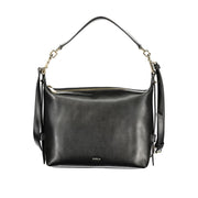 Furla Black Leather Women Handbag