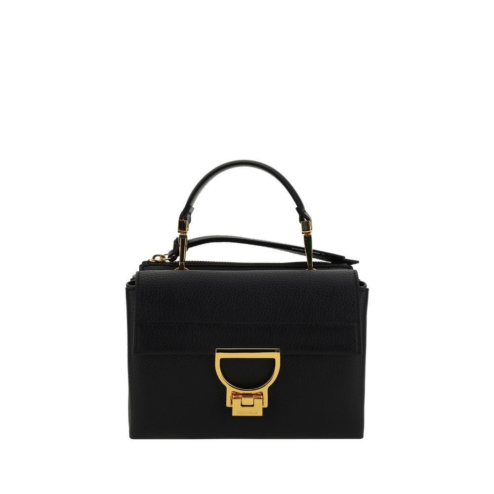 Coccinelle Arlettis Black Leather Shoulder Bag