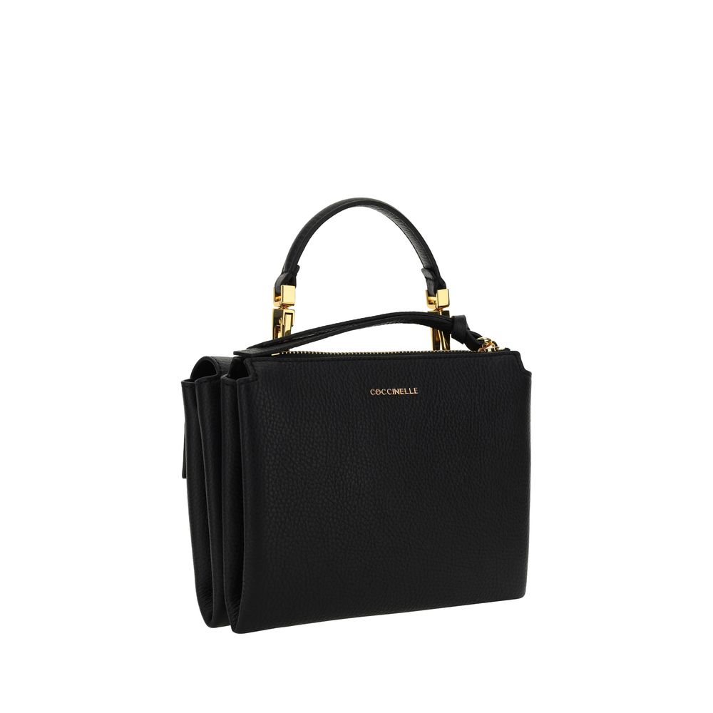 Coccinelle Arlettis Black Leather Shoulder Bag