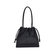 Coccinelle Dulse Medium Handbag in Smooth Black Leather