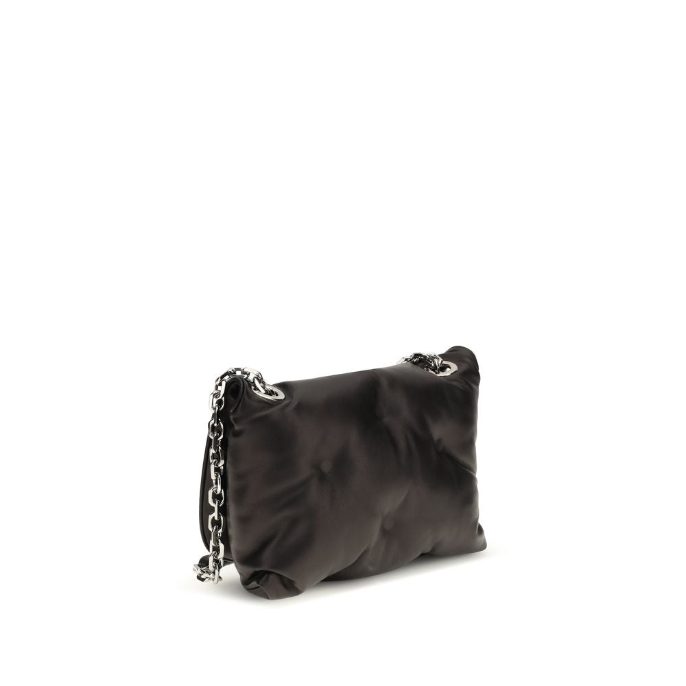 Maison Margiela Glam Slam Flap Small Bag in Black Nappa Lambskin