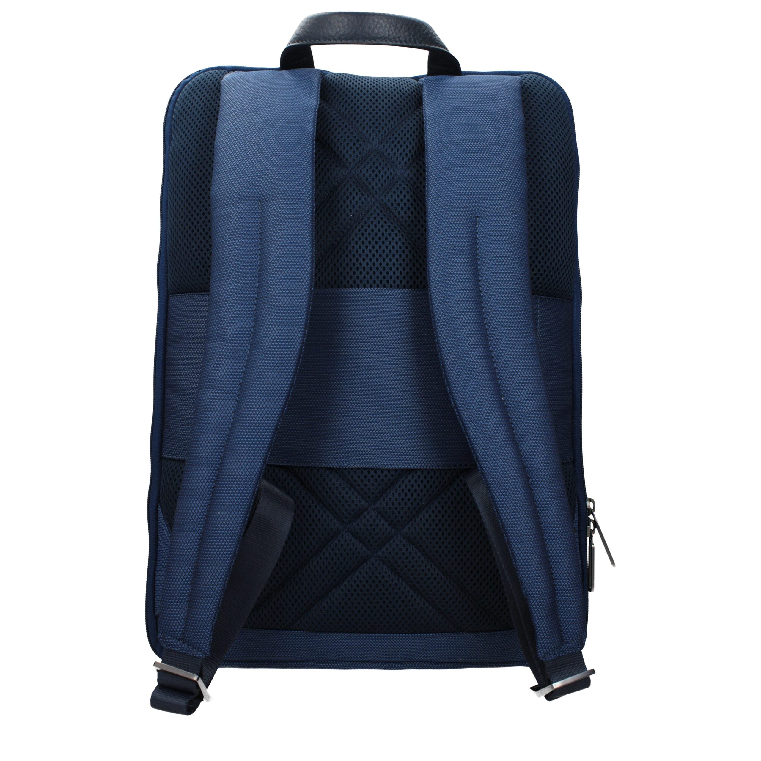 Piquadro Blue Fabric Laptop Backpack CA5525W109BLU (2)