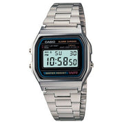 Casio A158WA-1DF Retro Digital Steel Watch