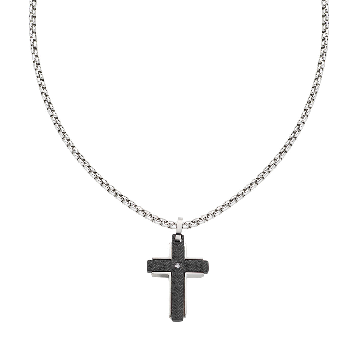 Amen men's steel necklace ACCL107