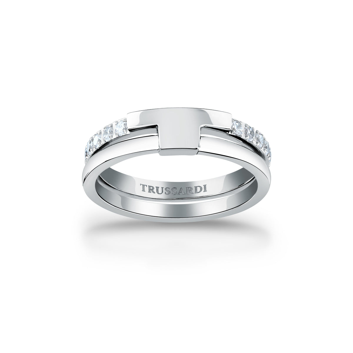 Trussardi Women's Ring T-Logo Tjaxc42012