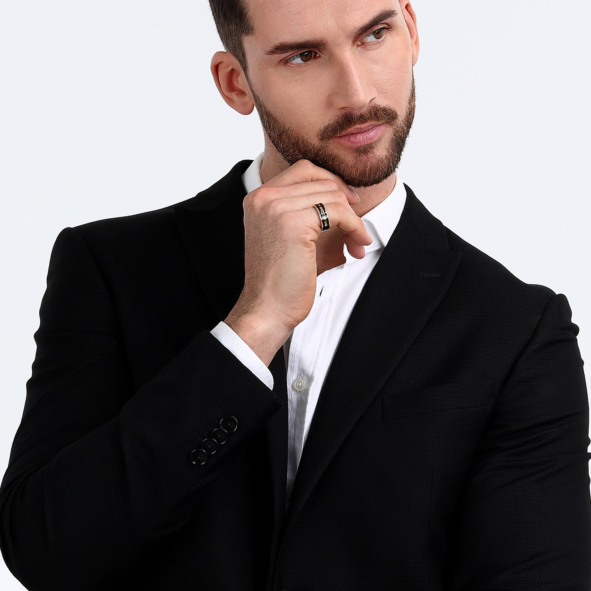 Maserati Ceramic Men's Ring Jm223Atz24019