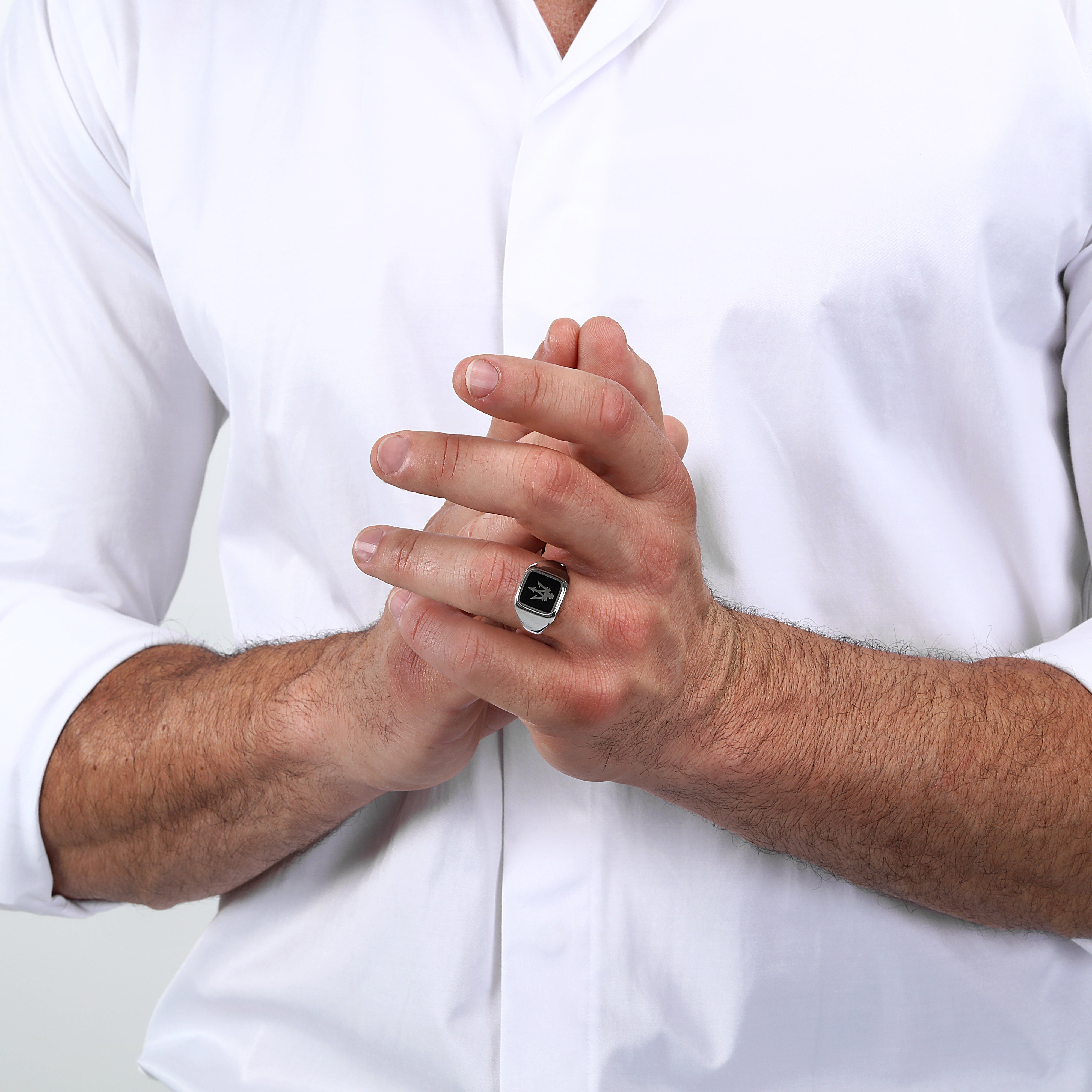 Maserati Iconic Men's Ring Jm222Avd07019