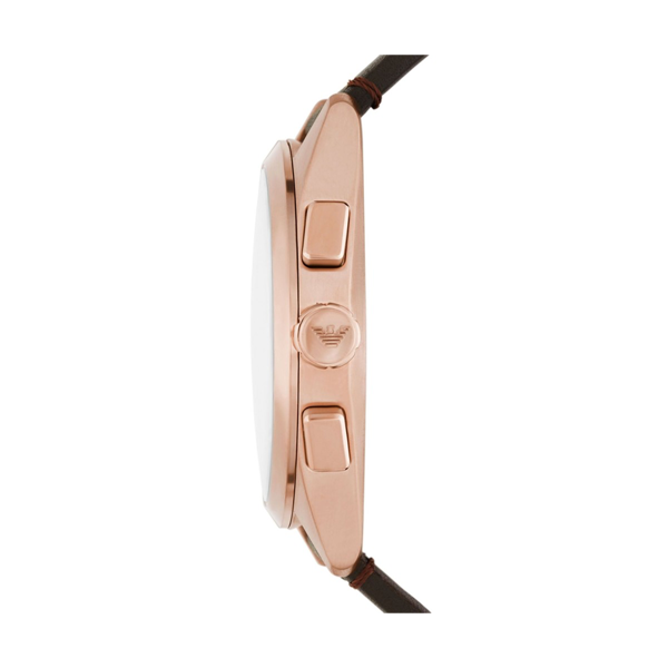 Emporio Armani AR11554 Time Only Watch in Black Steel