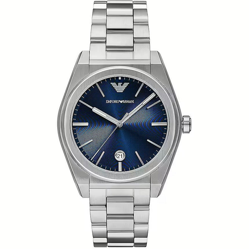 Emporio Armani AR11620 Milanese Time-Only Watch in Silver
