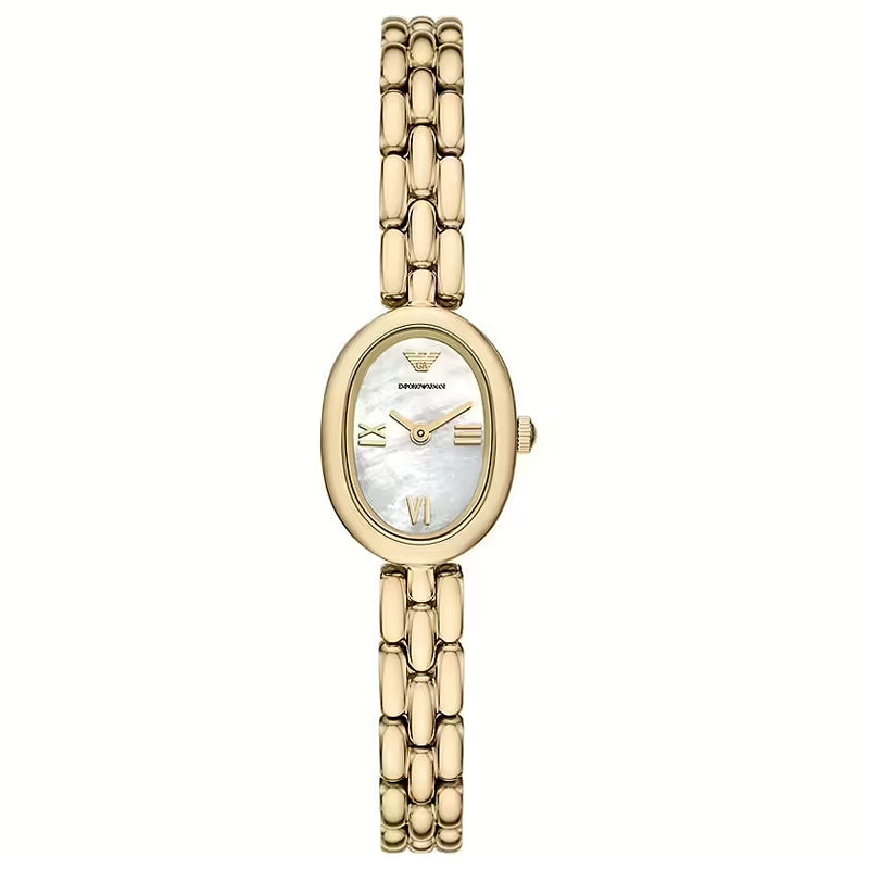 Emporio Armani AR11721 Two-Tone Green Time-Only Watch