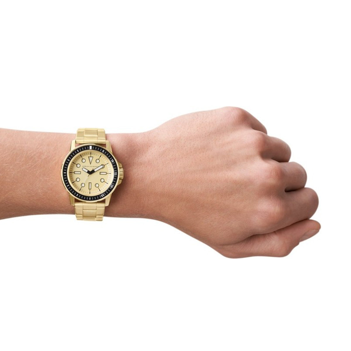 Armani Exchange AX1854 Chronograph Black Leather Watch